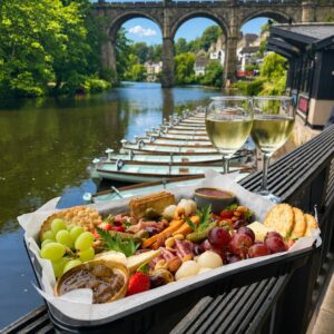 Charcuterie & Wine on the Waterside - Cheese Platter with Wine for 2